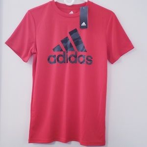 Adidas boys Red  T-shirt